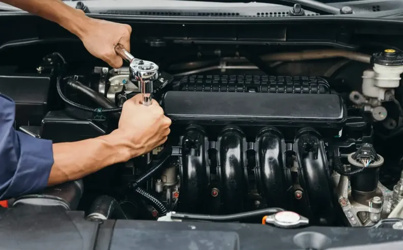 الاختبار الساكن والسيارة متوقفة