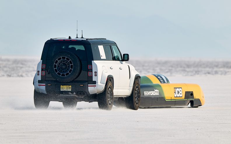Defender OCTA Helps Set New Hydrogen Land Speed Record
