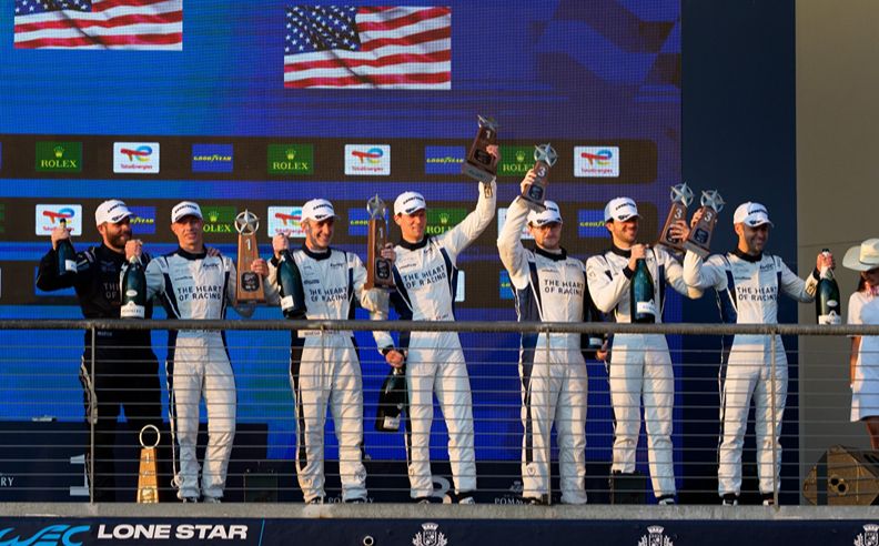 Vantage Scores Double Podium at COTA as Aston Martin Celebrates WEC and British GT Success