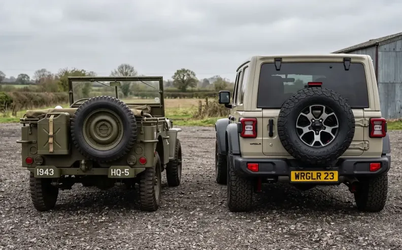 Why Do Jeep SUVs Carry the Spare Tire on the Rear Door?