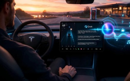Tesla Introduces the AI companion Grok to its vehicles in the UAE