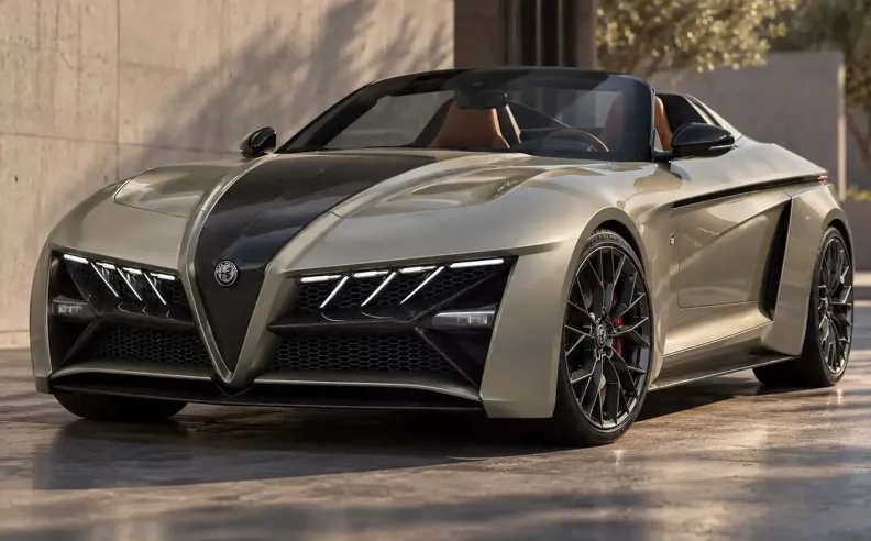 Alfa Romeo Giulia Quadrifoglio Reimagined as a Carbon Convertible