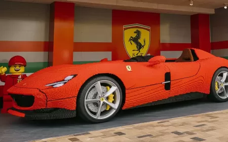 Full-Scale Lego Ferrari Monza SP1 Debuts In Denmark