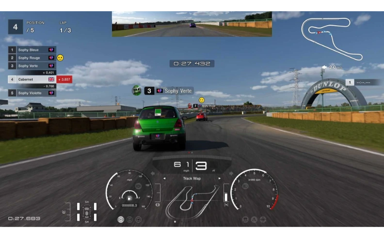 الذكاء الاصطناعي يظهر في صورة GT Sophy