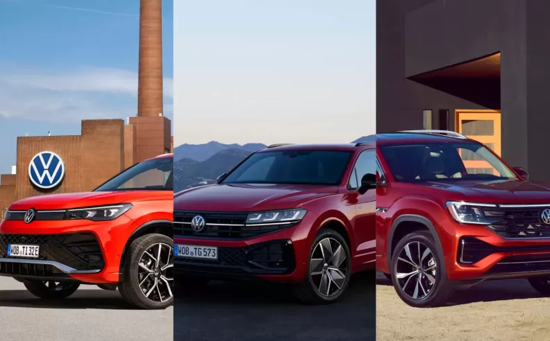 Volkswagen's line up in GIMS Qatar