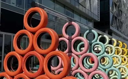 Continental Breathes New Life into Discarded Tyres with Stunning Artistic Display at Dubai Design Week