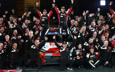 TOYOTA GAZOO Racing Concludes WRC Season with 1-2-3 Podium Finish at Rally Japan
