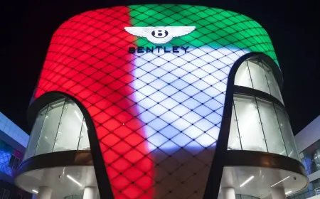 صالات عرض بنتلي في الحبتور للسيارات بالإمارات