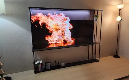 ‫أول تلفزيون OLED لاسلكي وشفاف في العالم يمنح مفهوماً جديداً لتجربة الشاشات المتطورة