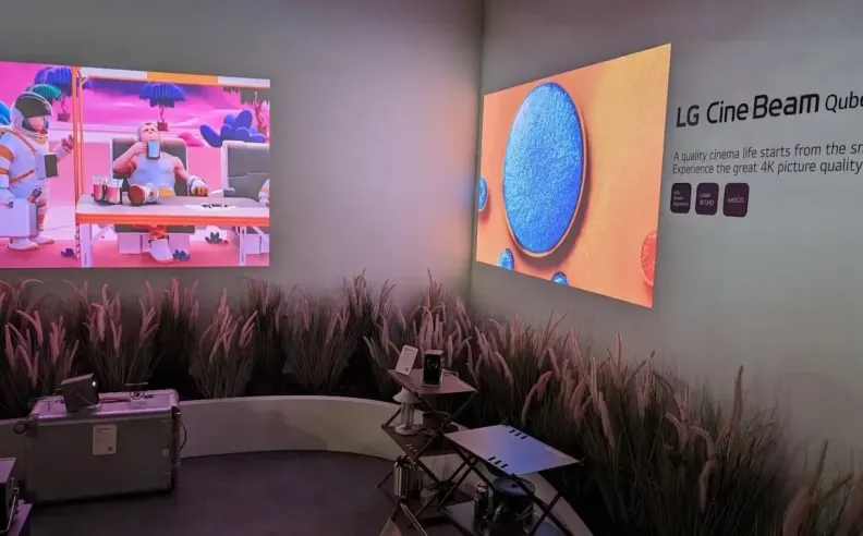 تجربة مستخدم متكاملة مع LG CineBeam Qube