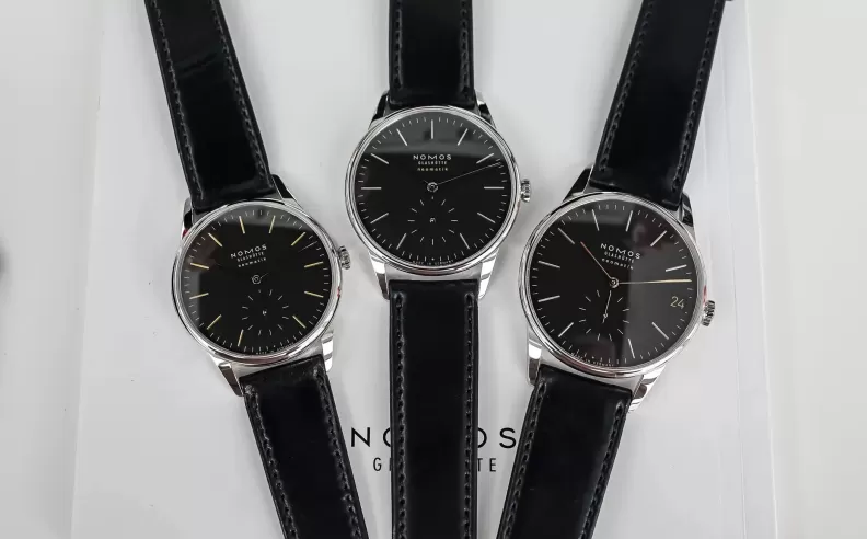 Three Sizes and Two Manufacture Calibers