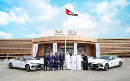 Ajman Transport Authority Introduces 100 Hyundai Eco-Friendly Hybrid Vehicles to Ajman Taxi Fleet