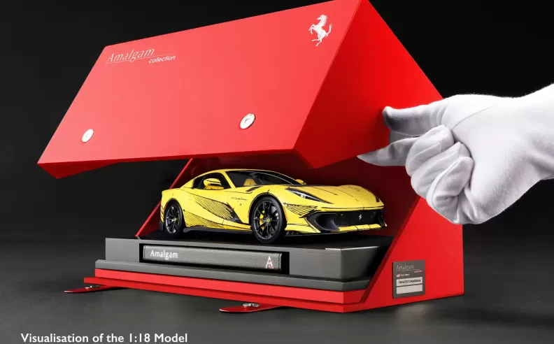 The Ferrari 812 Competizione Tailor Made at 1:18 scale