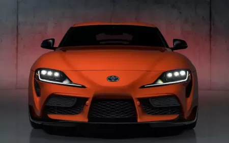 The new Toyota Supra 2024 at Al Futtaim Automotive in UAE