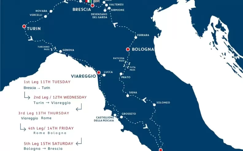 The route of the 42nd race