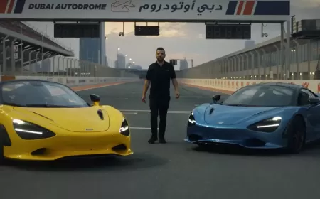Joe Osborne tests the limits of the benchmark-setting McLaren 750S at the Dubai Autodrome