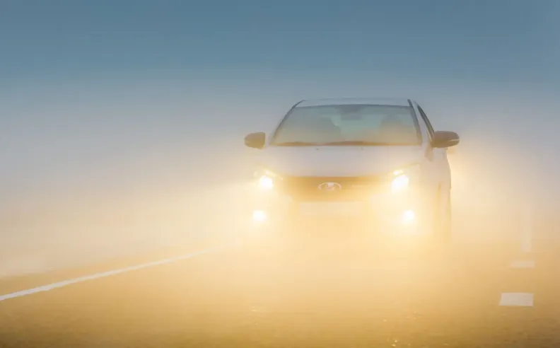 أنواع مصابيح الضباب في سيارتك