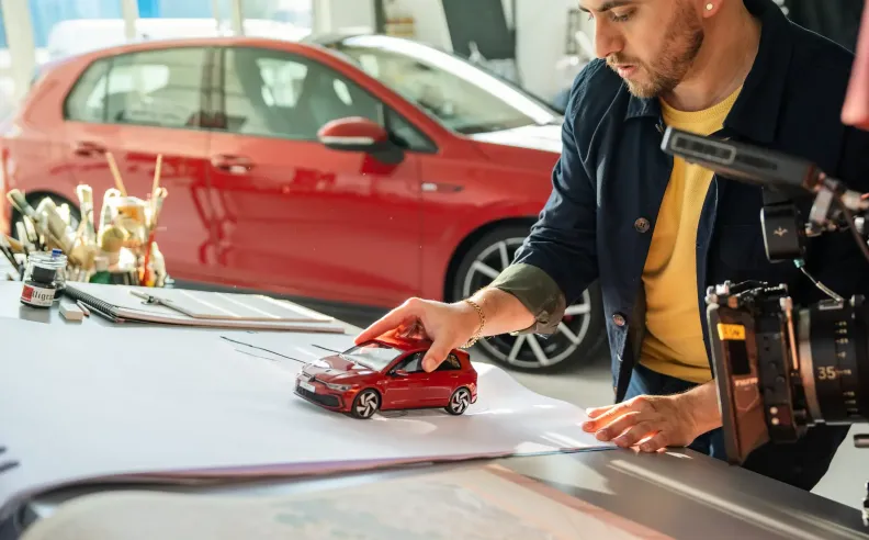 جولف GTI الجديدة – اداء رياضي يلتقي بجمال الخط العربي