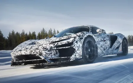 ماكلارين W1 تتحدى الثلوج: اختبار ثبات وأداء خارق في أقسى الظروف