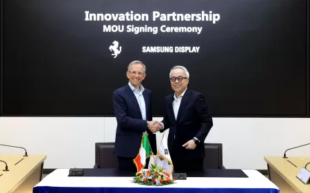 Ferrari Announces Samsung OLED Tech For Next-Gen Models