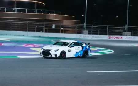 فريق عبداللطيف جميل لكزس للسباقات يهيمن على منصة التتويج في بطولة السعودية تويوتا لصعود الهضبة 2025