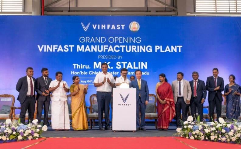 VinFast Launches First EV Plant Outside Vietnam in India
