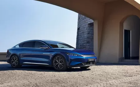 BYD Han EV in the UAE Delivers 3.9 Second Acceleration with Sleek Luxury Design