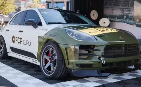 Porsche Macan Drift Monster Unleashed with Audi V8 at SEMA 2025