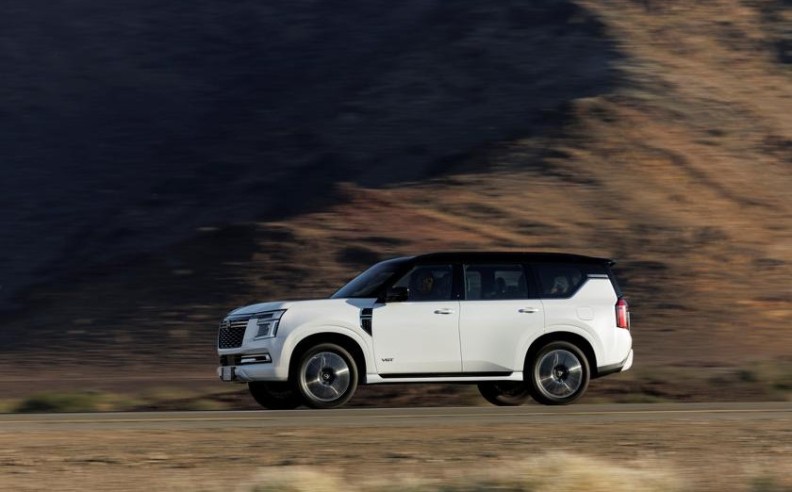 نيسان باترول بتقنية التعليق الهوائي المتكيف لأداء متفوق في أبوظبي