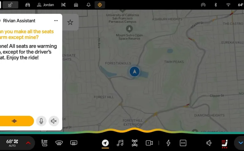 ريفيان Assistant: مساعد ذكي داخل السيارة