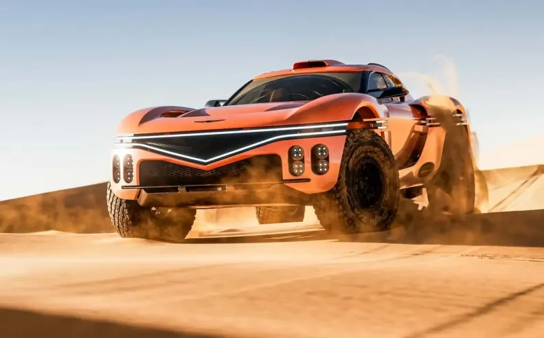 فلسفة التصميم: عندما تلتقي السيارة الخارقة بالكثبان الرملية