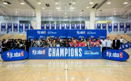اكبر اسابيع جونيور NBA في ابوظبي 2024 برعاية القابضة (ADQ)