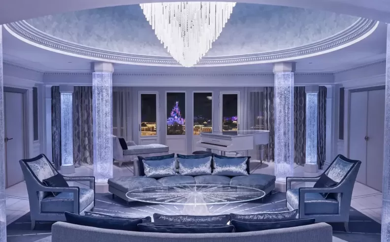 Royal Reception in the Lobby of Disneyland Paris Hotel