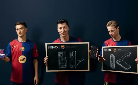 هيومان موبايل ديفايسز وبرشلونة يقدمان: HMD بارشا 3210 وHMD بارشا فيوجن