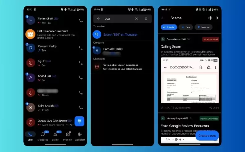 مكالمات أذكى مع Truecaller وODialer