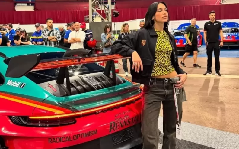 Porsche GT3 RS Gets a Dua Lipa Makeover in Monaco