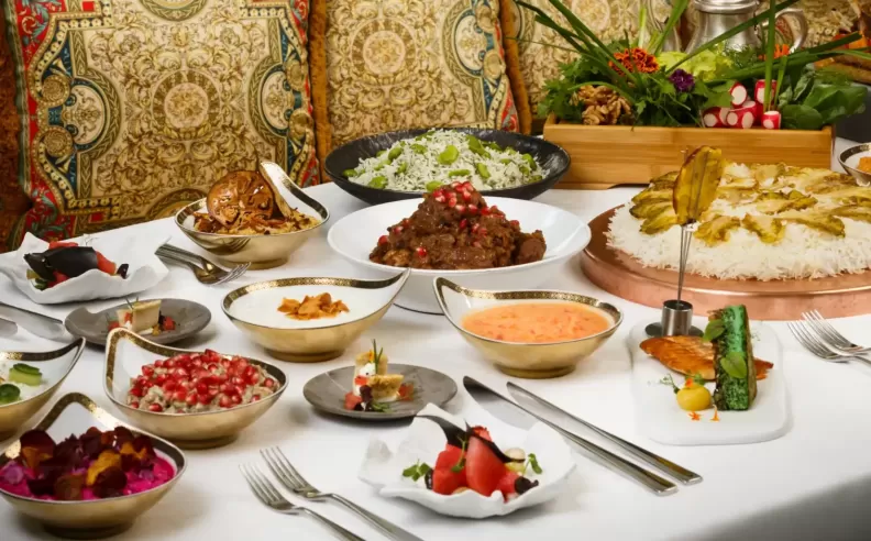 عشاء فاخر بنكهات فارسية وأجواء ساحرة في مطعم إنيغما