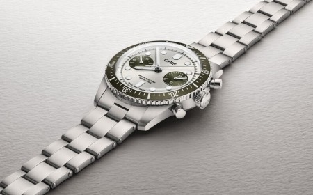Oris Unveils Ocean-Green Divers Sixty-Five Chronograph