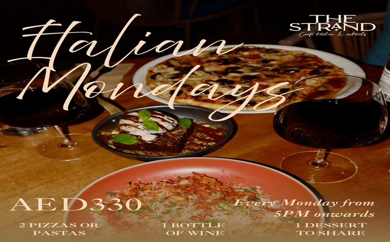 Italian-Style Monday Evenings at Strand Craft Kitchen