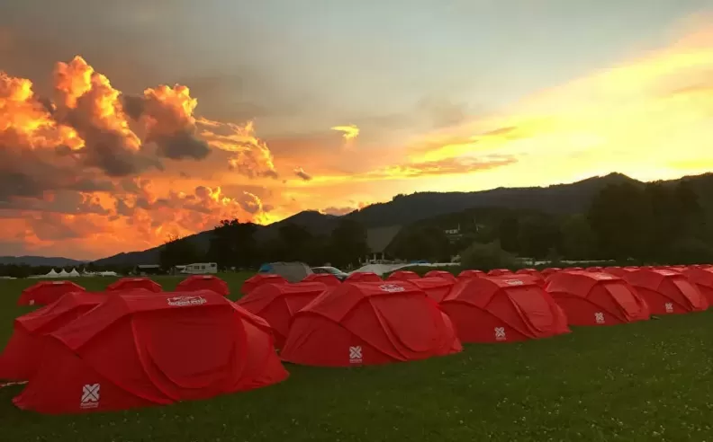 Camping on the Riviera