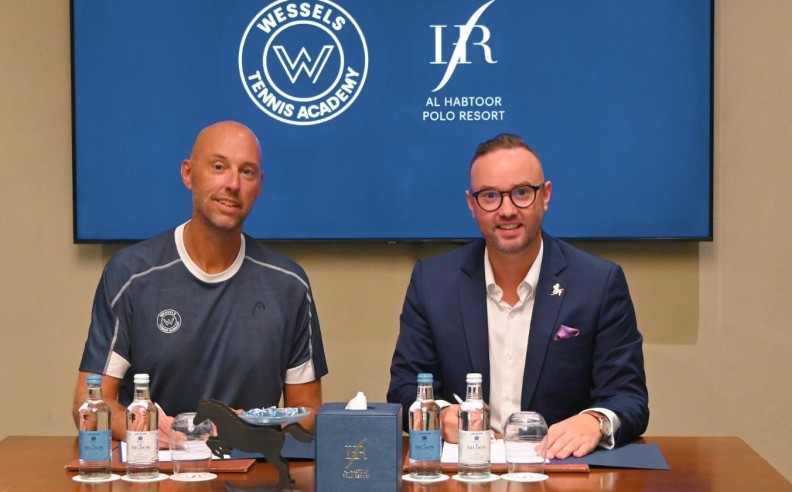 Al Habtoor Polo Resort Launches Wessels Tennis Academy with Ex ATP Pro Peter Wessels