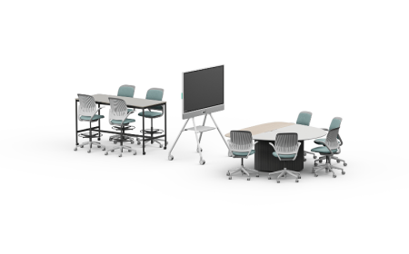 لوجيتيك تغيّر أسلوب عقد اجتماعات الفيديو وتقلل تعقيداته مع  اللوحة الرقمية التفاعلية الذكية ٦٥ بوصة