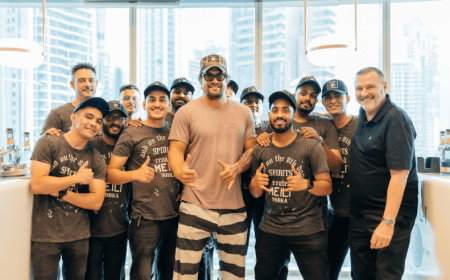 Jason Momoa at Ciel Dubai Marina