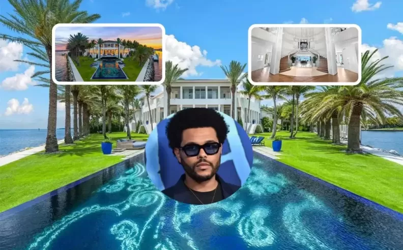 The Weeknd Makes Waves with a $55 Million Waterfront Mansion in Miami
