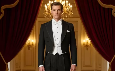 فن الظهور الملكي: دليلك لإتقان إطلالة White-Tie بأناقة راقية