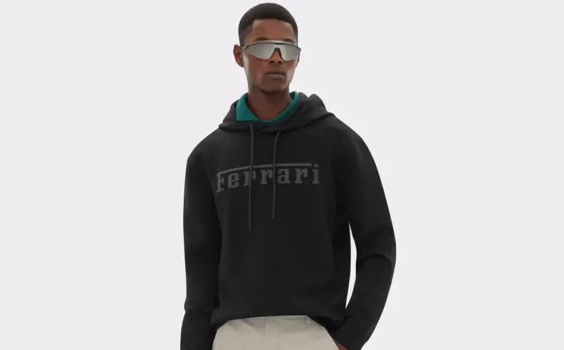 Scuba Sweatshirt with Ferrari Logo