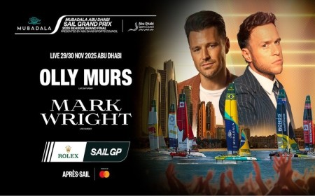Olly Murs to headline Mubadala Abu Dhabi Sail Grand Prix 2025 Season Grand Final presented by Abu Dhabi Sports Council