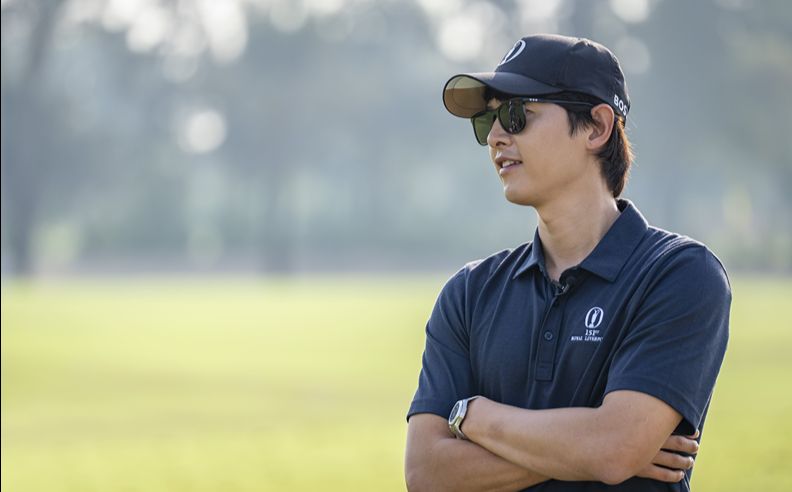 Song Joong-ki Inspires Young Golfers at Asia-Pacific Amateur Championship