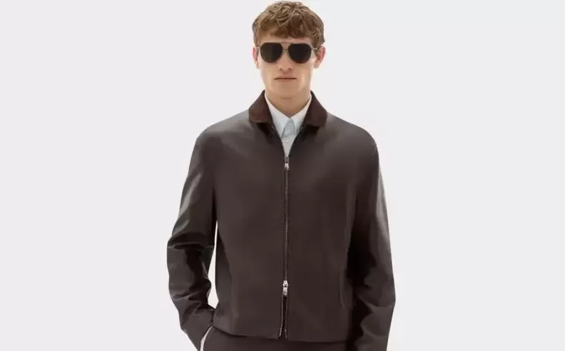 The Nappa Leather Jacket of Power and Poise