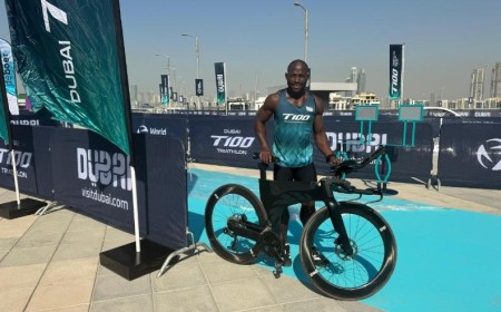 Dubai-Based Athlete Ghani Souleymane Set to Complete 100 Consecutive Triathlons This Weekend During Dubai Fitness Challenge